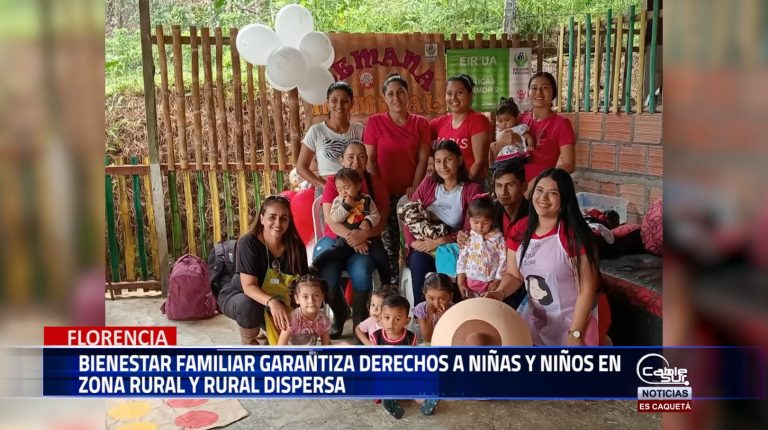El Instituto Colombiano de Bienestar Familiar le garantiza derechos a 7.122 niñas y niños en las zonas rurales.