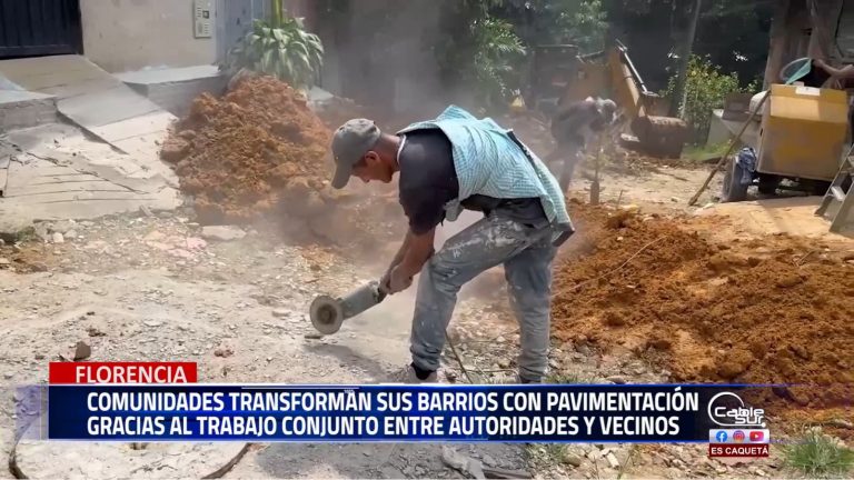 Tras años de espera, habitantes de los barrios Jesús Ángel y el Jazmín en Florencia lograron mejorar la movilidad y calidad de vida de sus habitantes.