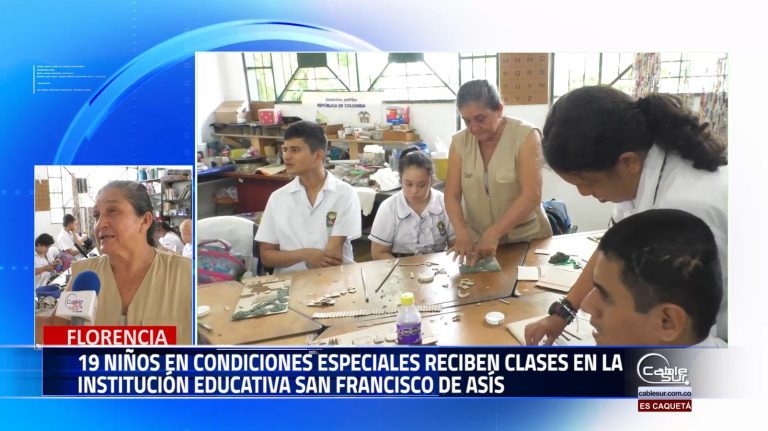 Cable sur noticias visito a la docente Emilse Castro quien tiene a su cargo 19 estudiantes con diferentes condiciones especiales.