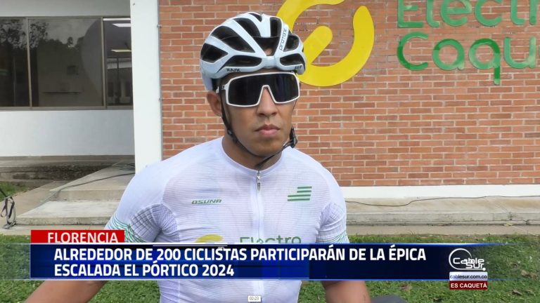 Deportistas se darán cita este domingo en el evento ciclístico épica escalada al pórtico organizado por el triatleta Jorge Alberto Villegas patrocina electro Caquetá.