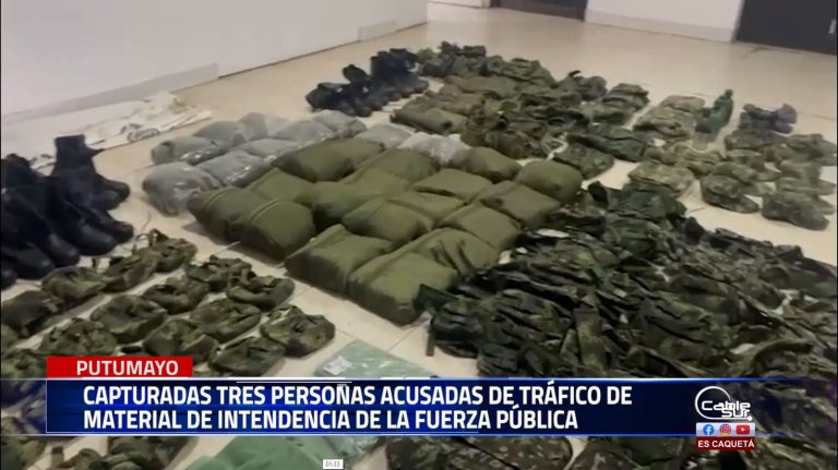 Una operación de inteligencia liderada por el Ejército Nacional permitió la captura de tres personas.