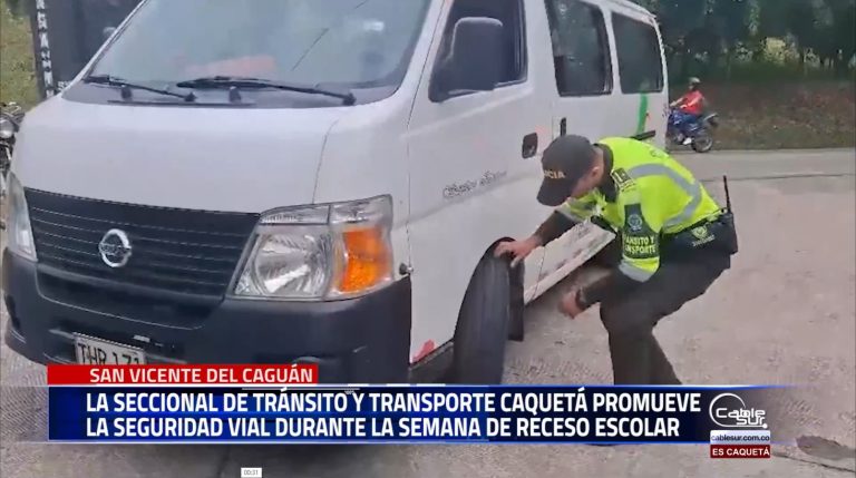 La seccional de tránsito y transporte Caquetá, en colaboración con la agencia nacional de seguridad vial, ha intensificado las actividades de prevención, sensibilización y educación vial durante la semana de receso escolar.