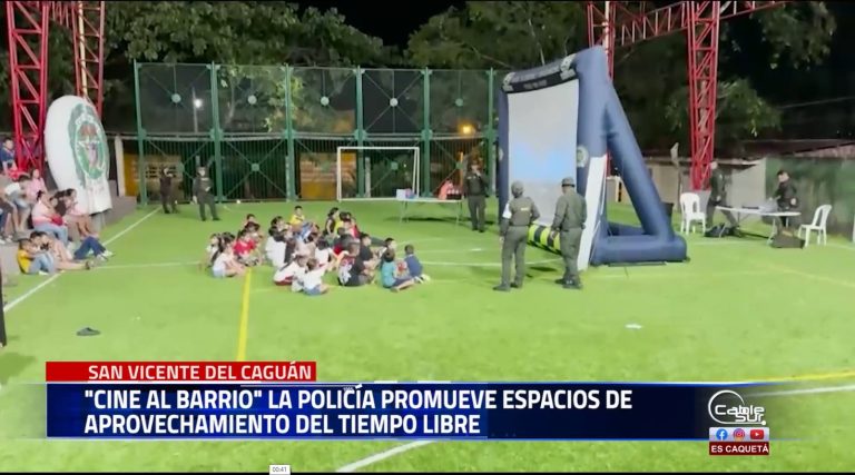 Se continúa desarrollando las jornadas de «cine al barrio».
