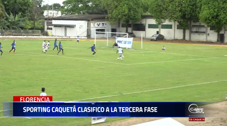 El club Sporting Caquetá se consolida entre los 26 equipos de futbol que avanzan a la siguiente fase igualmente es el único representativo clasificado en el sur del País.