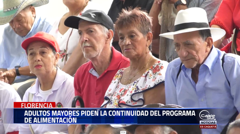 El programa de alimentación de los centros vida están garantizados los recursos hasta el 31 de diciembre así lo confirmó la administración del municipio de Florencia.