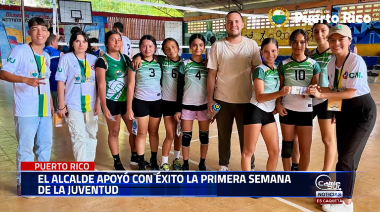 La administración municipal de Puerto Rico, en cabeza del alcalde Panelas Robinson Ánzola, brindó su respaldo a la primera celebración de la semana de la juventud.