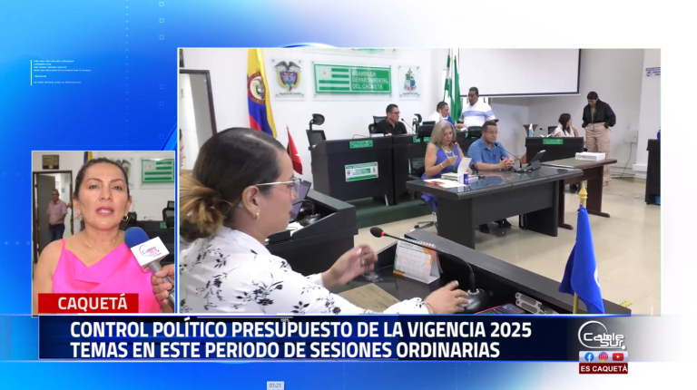 El control político, el presupuesto de la vigencia 2025 y la elección de la nueva mesa directiva las acciones que se realizaran durante el tercero y último periodo de la asamblea de la vigencia 2024.