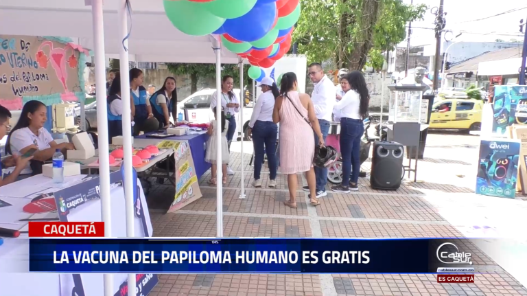 Con la campaña de aplicación de la vacuna del papiloma humano se busca prevenir el cáncer de cuello uterino en el departamento de Caquetá.