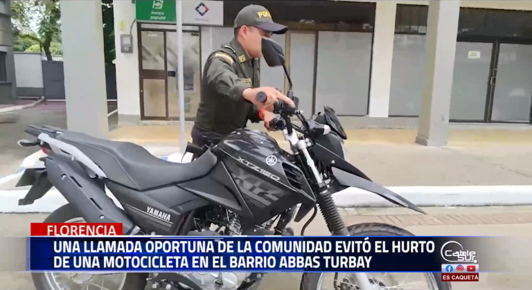 Un intento de robo de motocicleta fue frustrado gracias a la rápida intervención de un ciudadano.
