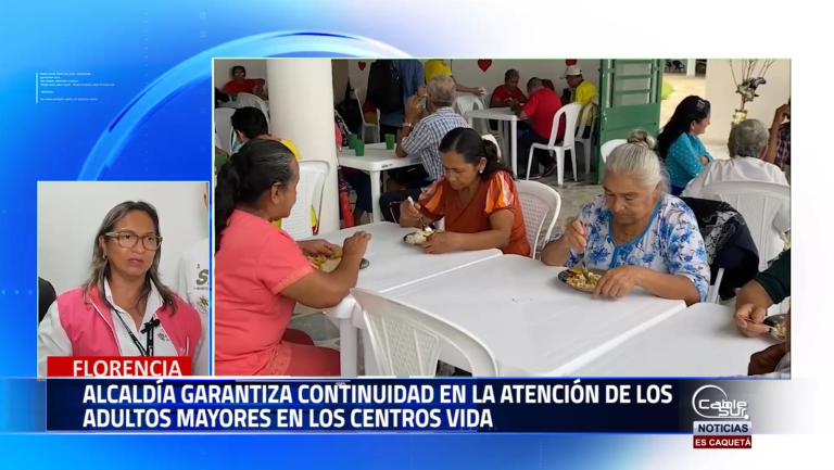 La alcaldía de Florencia ha anunciado la reactivación de los servicios en los centros vida a partir de este jueves 10 de octubre.