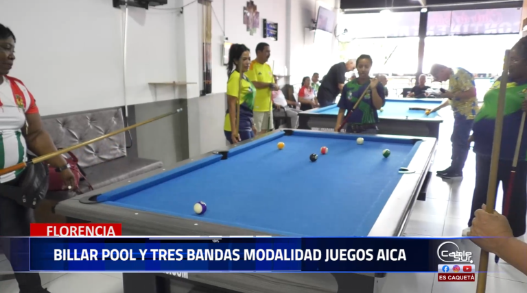 El billar en sus diferentes modalidades hizo parte de los juegos deportivos de AICA de estas justas participaron hombres y mujeres.