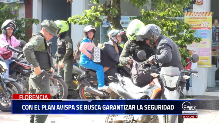Se puso en marcha el «Plan Avispa», iniciativa que busca fortalecer la seguridad en Florencia involucrando a la comunidad.