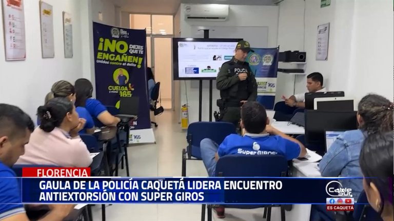El Gaula de la policía nacional del departamento de Caquetá, en el marco del plan integral «unidos contra la extorsión y el secuestro», reafirma su compromiso con la seguridad y el bienestar de la comunidad.