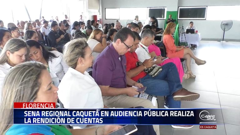 Con la presencia de la comunidad educativa representada en aprendices docentes y directivos al igual que la institucionalidad en audiencia pública el Sena realizo la rendición de cuenta