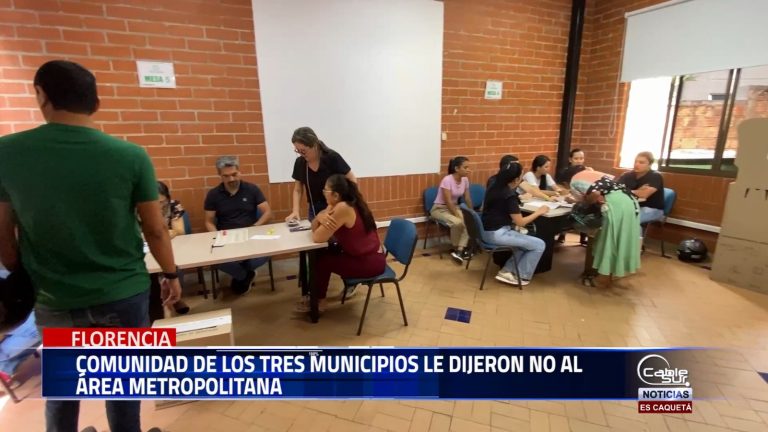 Con una diferencia de 9,212 personas él No se interpuso a la creación del área metropolitana entre los municipios de Florencia, la Montañita y Morelia.