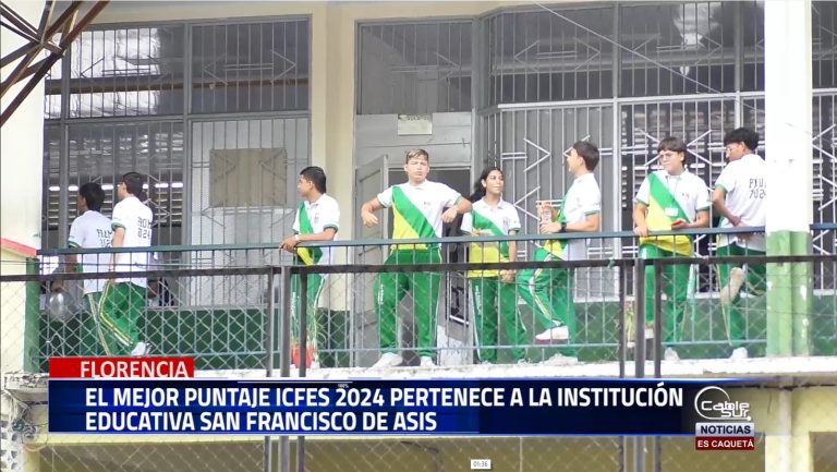 La institución educativa san francisco de asís tiene el mejor puntaje del Icfes 2024 esto la cataloga como el mejor plantel educativo público de Florencia y el departamento de Caquetá.
