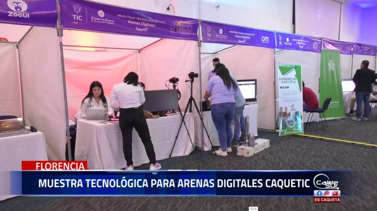 Caquetic exposición que se realiza en la cámara de comercio en el maco de evento se realiza el Campustic 48 horas continuas