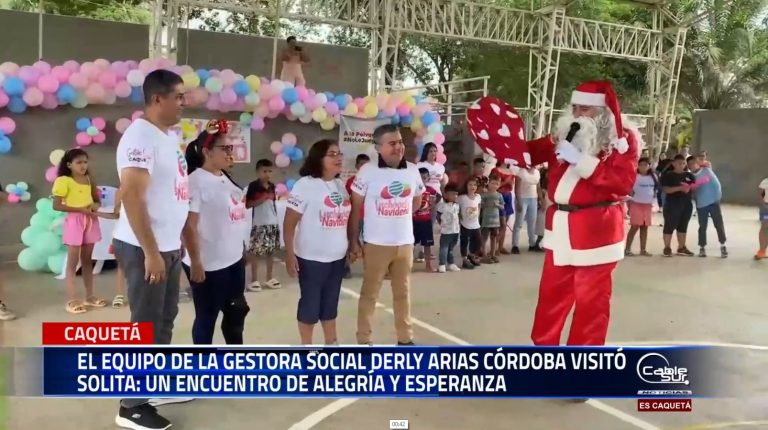 El equipo de la gestora social, Derly Arias Córdoba, llevó a cabo un recorrido por las calles de Solita en su tradicional «luchoneta», donde tuvo la oportunidad de disfrutar de un emotivo encuentro con los niños de la comunidad.