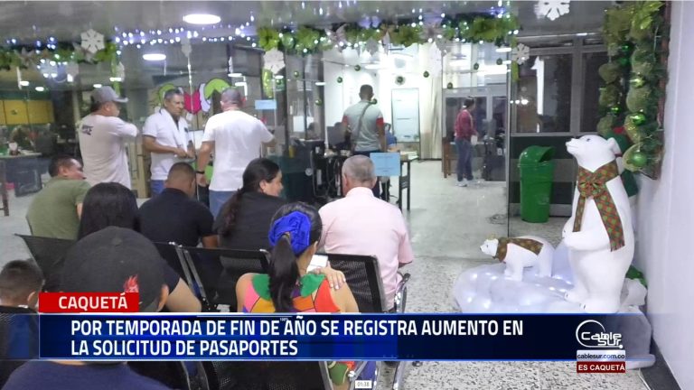 Ante el incremento de solicitudes de pasaportes la administración departamental manifiesta qué hay normalidad en la atención donde se atiende un promedió de ochenta personas cada día.