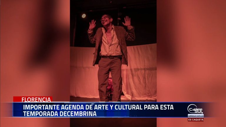 Durante el mes de diciembre en la ciudad de Florencia hay una agenda cultural de teatro, música y circo espectáculos con creatividad y emoción