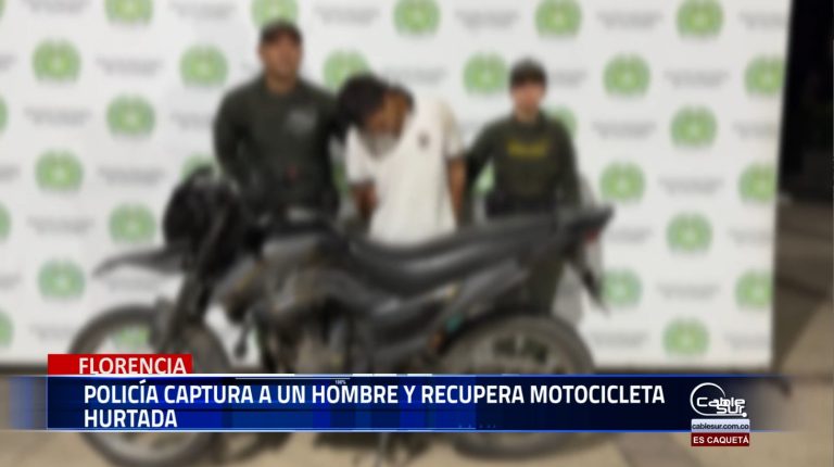 En una rápida acción, la Policía Nacional logró la captura de un hombre y la recuperación de una motocicleta robada, gracias a la denuncia oportuna de la ciudadanía y la respuesta inmediata de las patrullas de vigilancia.