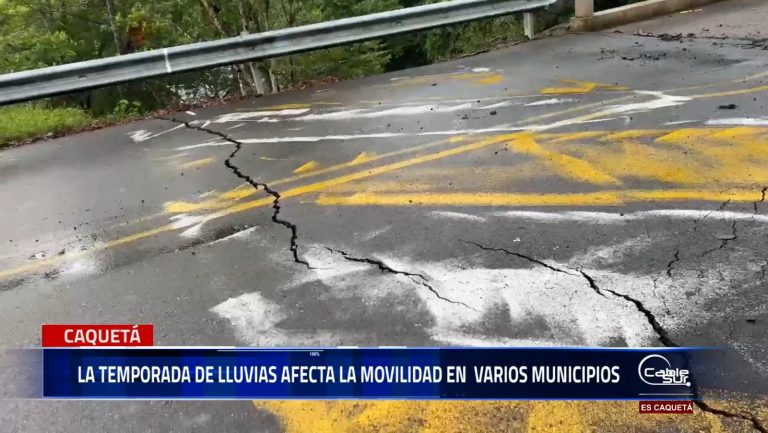 Director de la Unidad de Gestión del Riesgo Departamental, informa que las fuertes lluvias han generado deslizamientos y afectaciones en las vías de varios municipios.