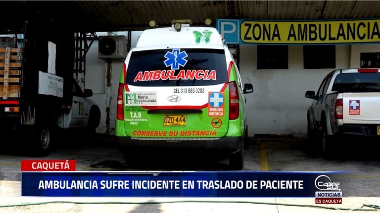 Gerente del HMI se pronuncia sobre el hecho donde una ambulancia que transportaba a un paciente remitido a Pereira sufrió un incidente en su trayecto