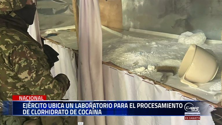 En el marco del plan Ayacucho plus, tropas del Ejército Nacional lograron desmantelar un laboratorio ilegal de producción de clorhidrato de cocaína en Putumayo.