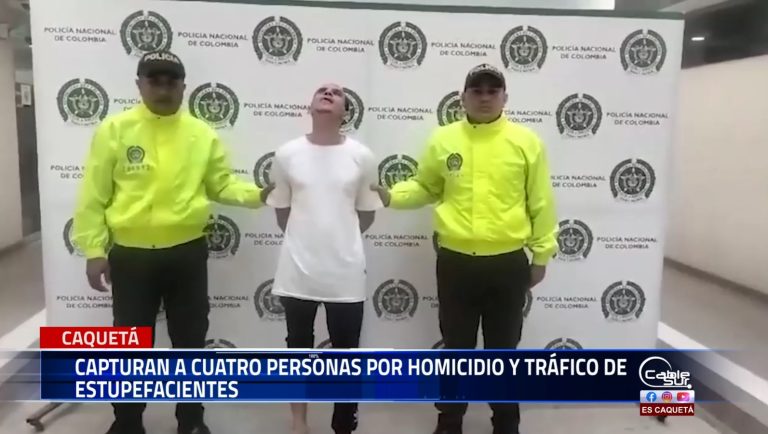 En operativos simultáneos en Morelia, Florencia y San Vicente del Caguán, la Policía Nacional capturó a cuatro personas vinculadas a homicidios y tráfico de drogas, fortaleciendo la seguridad en la región.