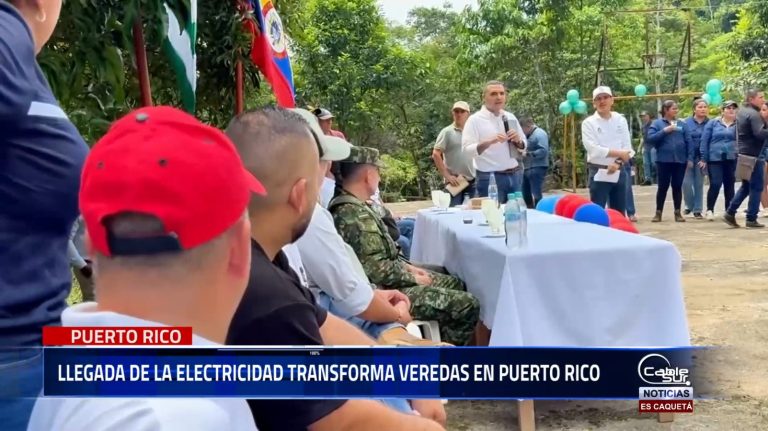 Más de 316 habitantes de las veredas bajo Londres, la Carmelita y el Congo, en Puerto Rico, Caquetá, fueron beneficiados con la llegada del servicio de electricidad, una obra esperada por décadas.