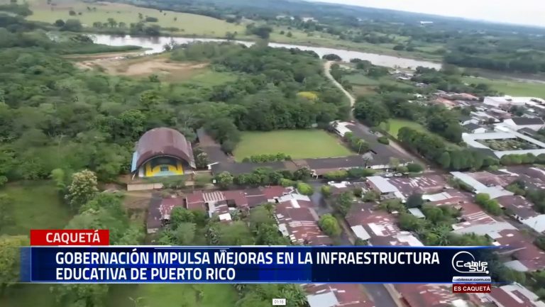 La Gobernación de Caquetá anunció importantes obras para fortalecer la infraestructura de la institución educativa Acevedo y Gómez, en el municipio de Puerto Rico
