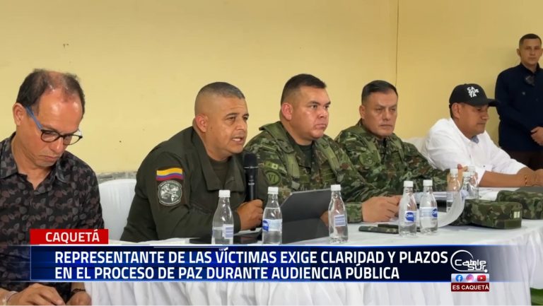 El representante a la Cámara por Caquetá y Algeciras, Jhon Fredy Núñez Ramos, lideró una audiencia pública sobre seguridad y proceso de paz.