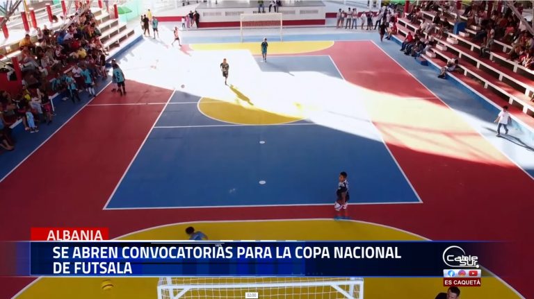 El alcalde de Albania, Carlos Albán Quintero, informó sobre la apertura de las convocatorias para la copa nacional de Futsal.