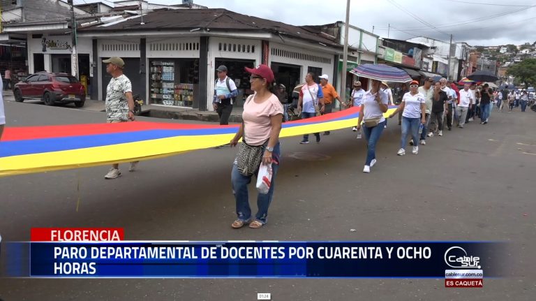Jesús María Vargas, presidente de AICA, anuncia una jornada de protesta de 48 horas en el Caquetá.