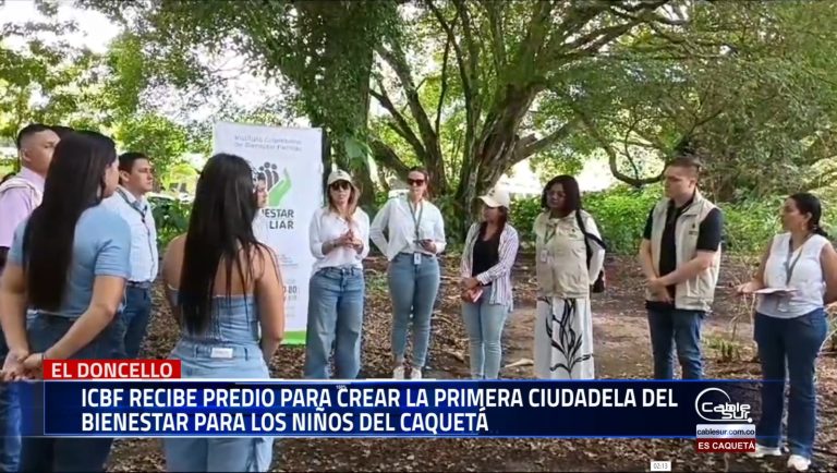 ICBF recibe predio para crear la primera ciudadela del bienestar en Caquetá, gracias a la donación de Nestlé.