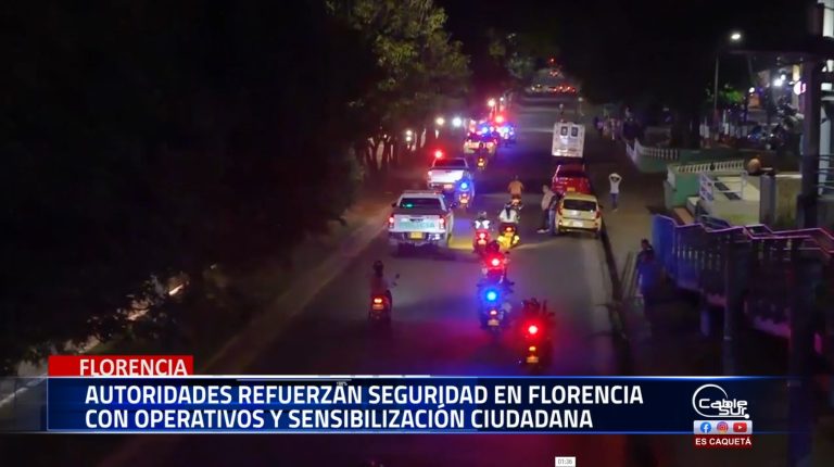 En un esfuerzo conjunto entre la Policía Nacional, el Ejército y la Alcaldía de Florencia, se llevó a cabo la caravana de la seguridad, una estrategia para prevenir delitos y fortalecer la convivencia ciudadana.