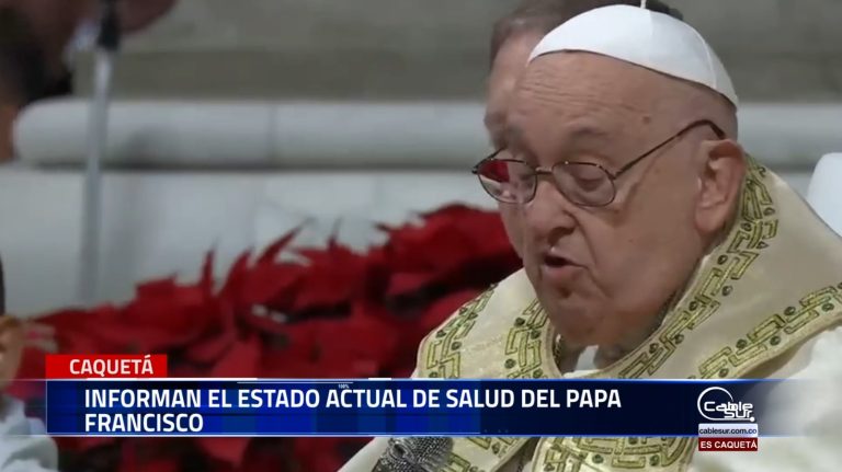 El arzobispo de Florencia, Omar de Jesús Mejía Giraldo, informó a la comunidad sobre el estado de salud del Papa Francisco.
