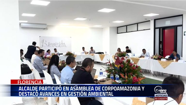 El alcalde de Florencia, Marlon Monsalve Ascanio, participó en la Asamblea general ordinaria de la corporación autónoma para el desarrollo sostenible del sur de la Amazonia (Corpoamazonia), llevada a cabo en la Universidad de la Amazonia, sede centro.