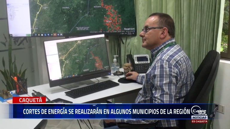 Jaime Zapata, gerente de distribución de Electro Caquetá, informa que se realizarán cortes programados de energía en varios municipios de la región.