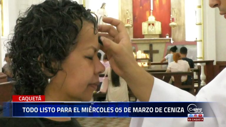 El arzobispo de Florencia, Omar de Jesús Mejía Giraldo, anunció que está todo preparado para la celebración del Miércoles de Ceniza, marcando el inicio de la Cuaresma.