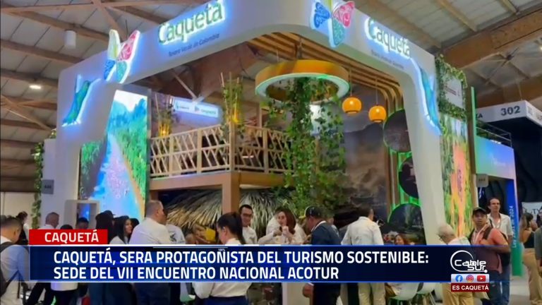 Hemos logrado un hito trascendental, Caquetá́ será sede del VII encuentro de turismo sostenible de naturaleza Acotur, que se llevará a cabo en octubre de este año.
