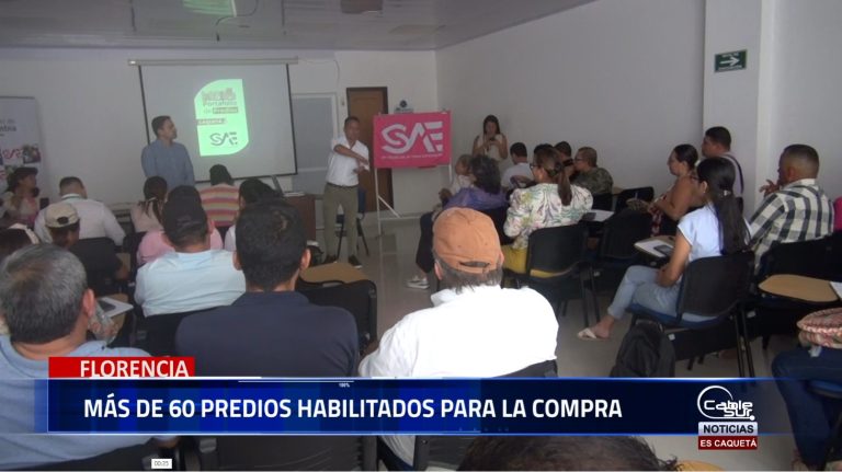 La (SAE) informó que en el Caquetá actualmente hay más de 60 predios habilitados para la compra, ofreciendo nuevas oportunidades para inversión y desarrollo en la región.