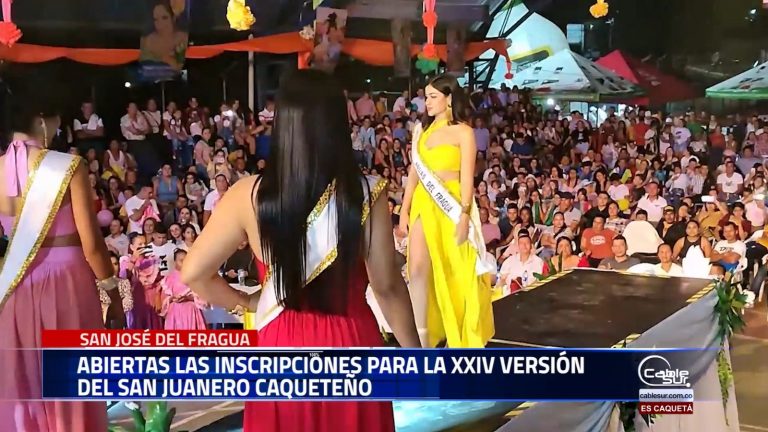 La administración municipal de San José del Fragua invita a niñas y jóvenes del municipio a participar en la XXIV versión del san Juanero caqueteño.