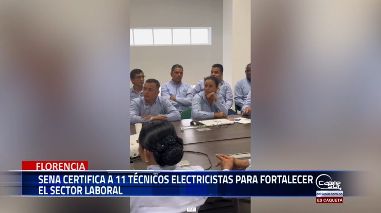 El Sena continúa impulsando la formación técnica y el emprendimiento con la entrega de 11 certificaciones del consejo nacional de técnicos electricistas.