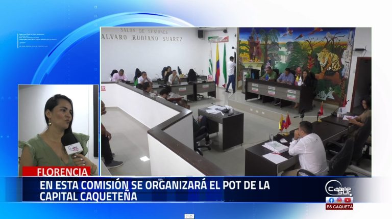 La concejal Martha Cabrera anunció que, dentro de esta comisión del concejo de Florencia, se organizará el plan de ordenamiento territorial (POT) de la ciudad.