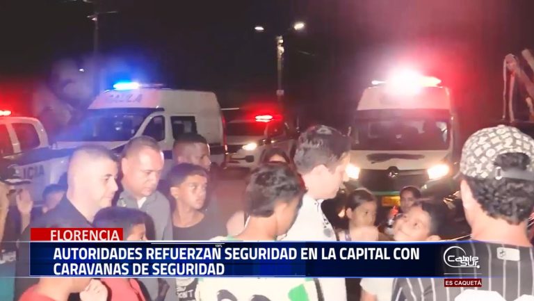 La Policía Caquetá, en conjunto con la administración municipal y el Ejército Nacional, llevó a cabo una nueva jornada de la caravana de seguridad en Florencia.