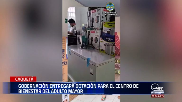 La Gobernación de Caquetá y la oficina de la gestora departamental realizaron la entrega de una dotación destinada al centro de bienestar del adulto mayor, con el objetivo de mejorar la calidad de vida de sus residentes.