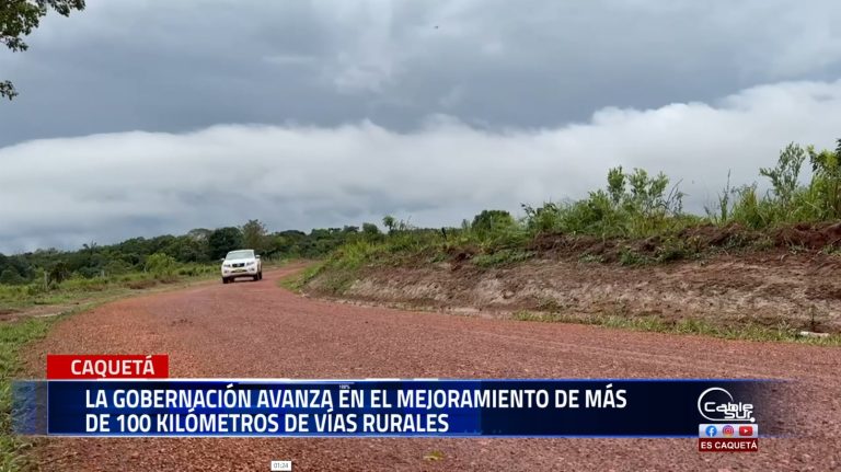 La Gobernación de Caquetá continúa avanzando en el mejoramiento de las vías rurales, con más de 100 kilómetros intervenidos en distintos municipios.