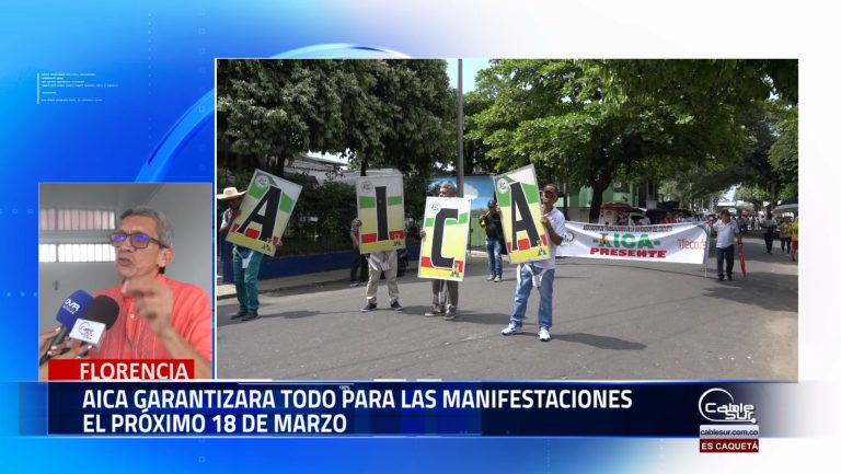 AICA garantizará todas las condiciones para las manifestaciones del 18 de marzo, día cívico convocado por el presidente Gustavo Petro, según informó su presidente, Jesús María Vargas