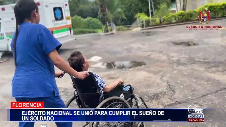 En un acto de unión y compromiso, nuestra familia militar del Ejército Nacional de Colombia hizo realidad un sueño muy especial: entregar una silla de ruedas a la madre del soldado Tabares Beltrán.
